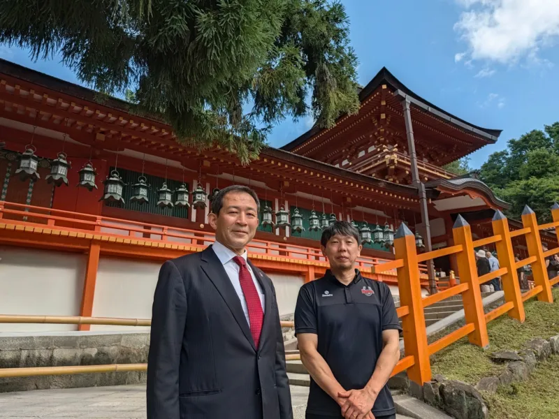 【バンビシャス奈良】春日大社にて必勝祈願