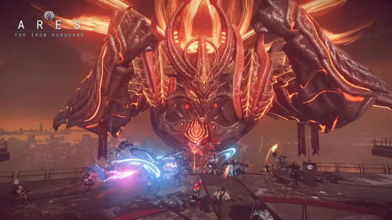 Com2uS Holdingsの新作スタイリッシュアクションRPG『ARES: THE IRON VANGUARD』、巨大ボスレイド「ギガントマキア」アップデートを実施!